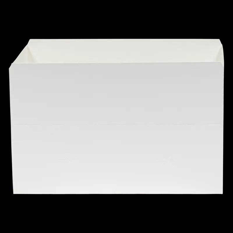 Dinner Take-Out Box 9X5X3 IN SBS Paperboard White Fast Top Automatic Bottom 400/Case