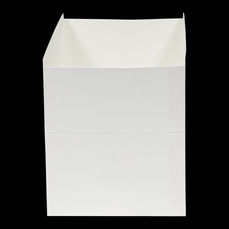 Dinner Take-Out Box 9X5X3 IN SBS Paperboard White Fast Top Automatic Bottom 400/Case