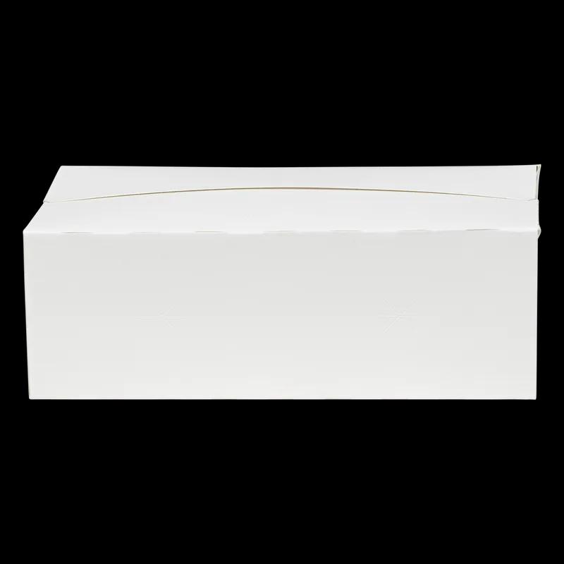 Dinner Take-Out Box 9X5X3 IN SBS Paperboard White Fast Top Automatic Bottom 400/Case