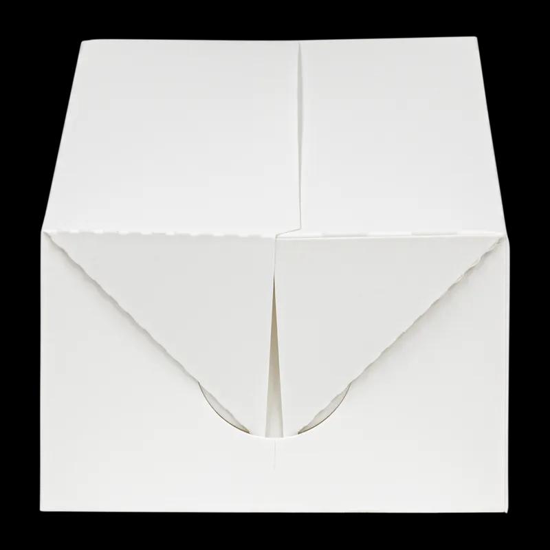 Dinner Take-Out Box 9X5X3 IN SBS Paperboard White Fast Top Automatic Bottom 400/Case