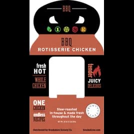 BBQ Package Sleeve 5.5 IN 4 Color 18 PT 350/Case