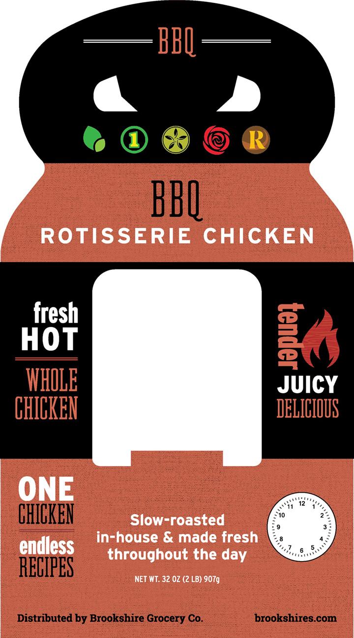 BBQ Package Sleeve 5.5 IN 4 Color 18 PT 350/Case