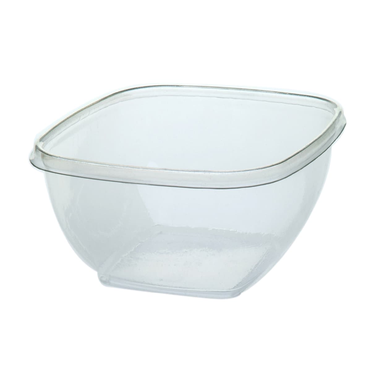 Bowl Large (LG) 64 OZ PET Clear Square 150/Case