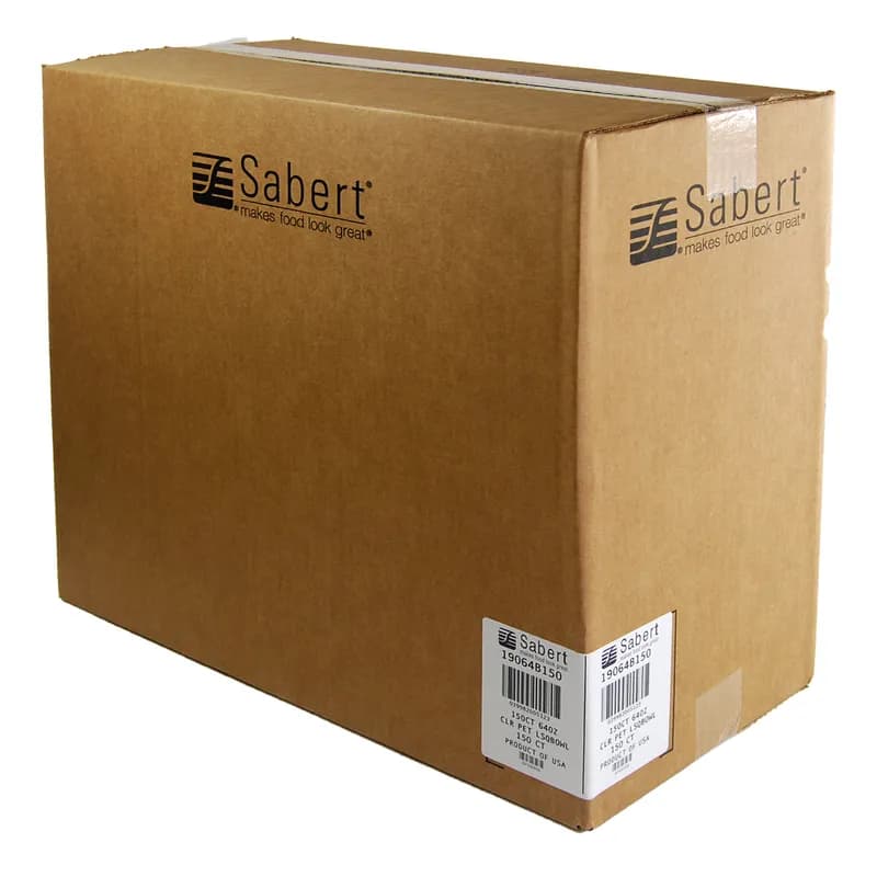 Bowl Large (LG) 64 OZ PET Clear Square 150/Case