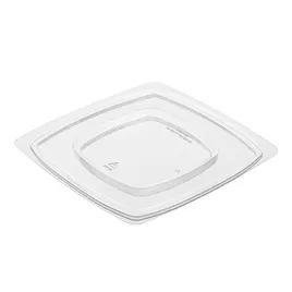 Polar Pak® Lid Flat 7.5 IN PET Clear Square For Bowl 300/Case