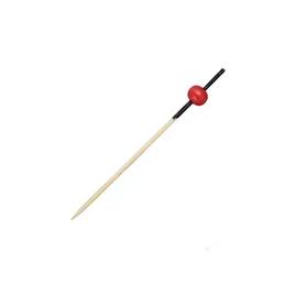 Pick 2.8 IN Bamboo Natural Black Red Bead 100 Count/Pack 20 Packs/Case 2000 Count/Case