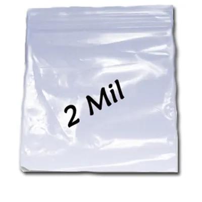 Bag 9X12 IN Plastic 2MIL Clear With Reclosable Zip Seal Closure 1000/Case