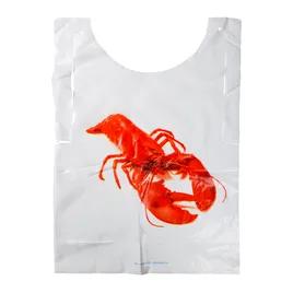Adult Lobster Bib Plastic 500 Count/Pack 5 Packs/Case 2500 Count/Case