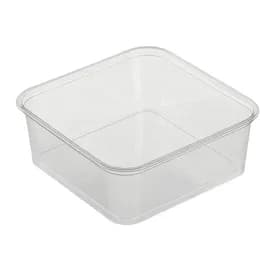 Polar Pak® Bucket & Tub Base 110 OZ PET Clear Square 200/Case
