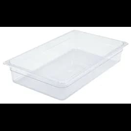 Food Pan Full Full Size 20.75X12.75X4 IN Rectangle Plastic 1/Each