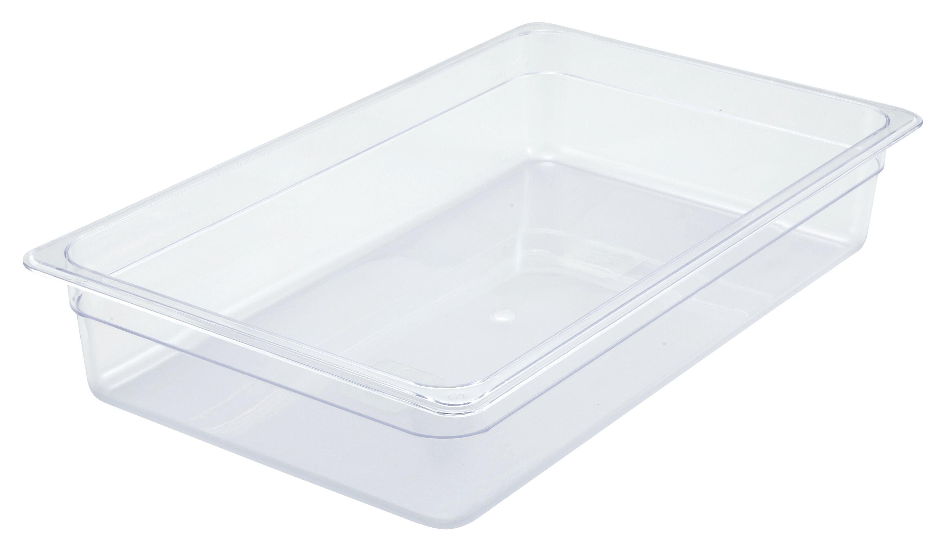 Food Pan Full Full Size 20.75X12.75X4 IN Rectangle Plastic 1/Each
