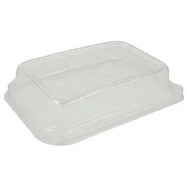WorldView Lid Dome 7.3X5X1.6 IN RPET Clear Rectangle For 12-16 OZ Container 400/Case