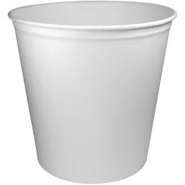Solo® Bucket & Tub Base 165 OZ Non-Coated Paper White Freezer Safe 100/Case