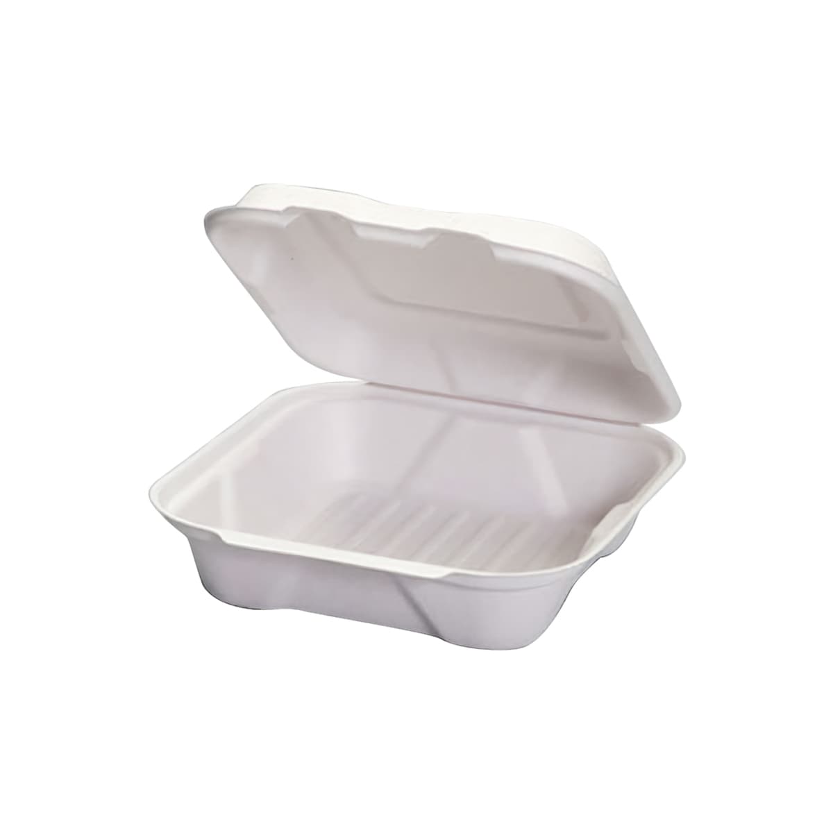 Harvest® Take-Out Container Hinged 8X8 IN Plant Fiber Square 200/Case