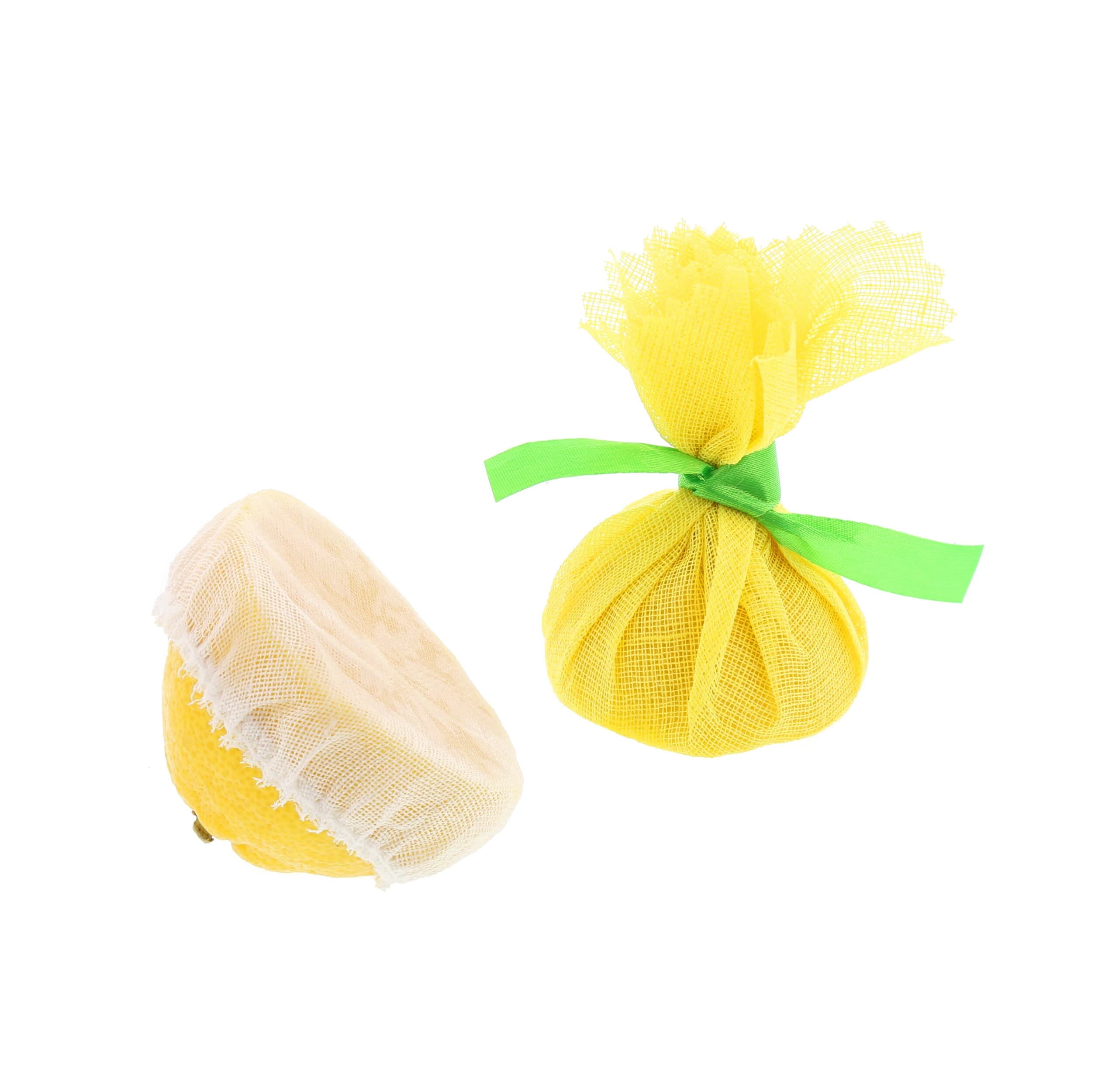 Lemon Wedge Bag White Elastic 2500/Case