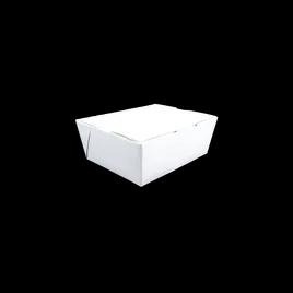 ChampPak #8 Take-Out Box Tuck-Top 6X4.75X2.5 IN Clay-Coated Paperboard White Rectangle 300/Case