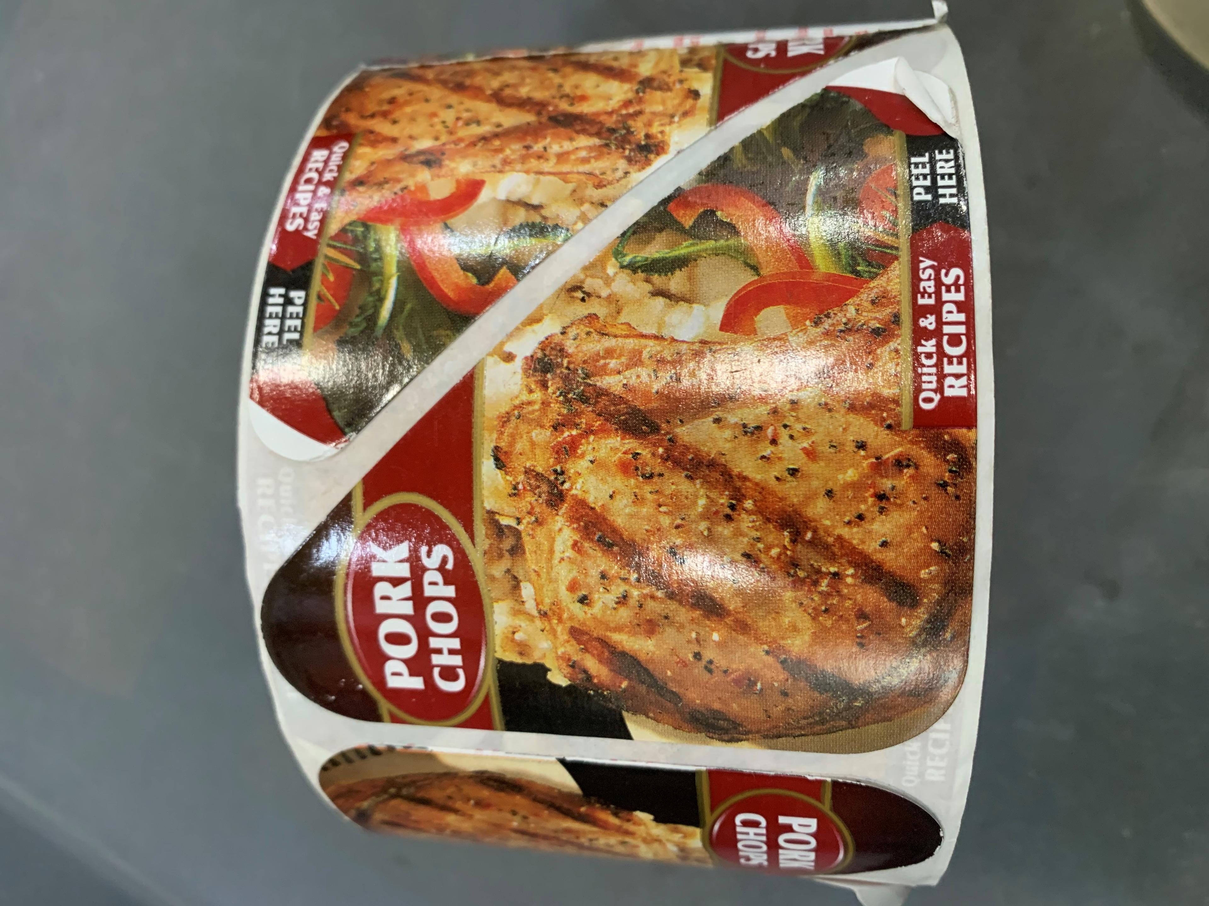 Pork Chops Label 500CT 1/Roll