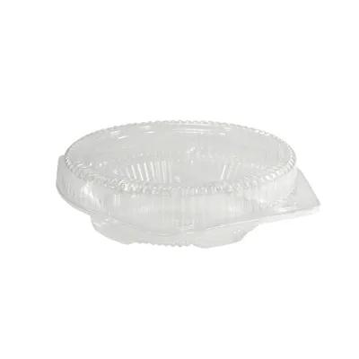 Pie Hinged Container With Dome Lid 9X2.875 IN OPS Clear Round Shallow 100/Case