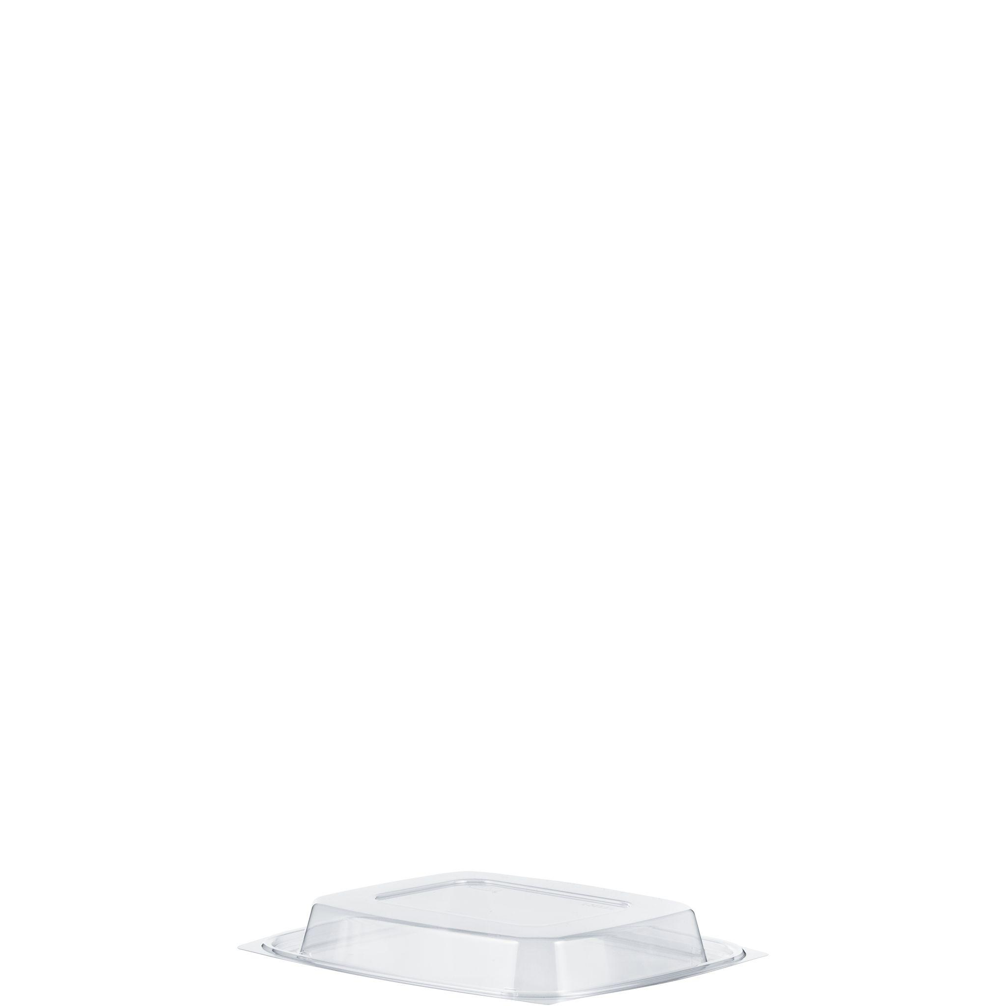 Dart® ClearPac® Deli Container Base & Lid Combo With Dome Lid 12 OZ OPS Clear Rectangle 1000/Case