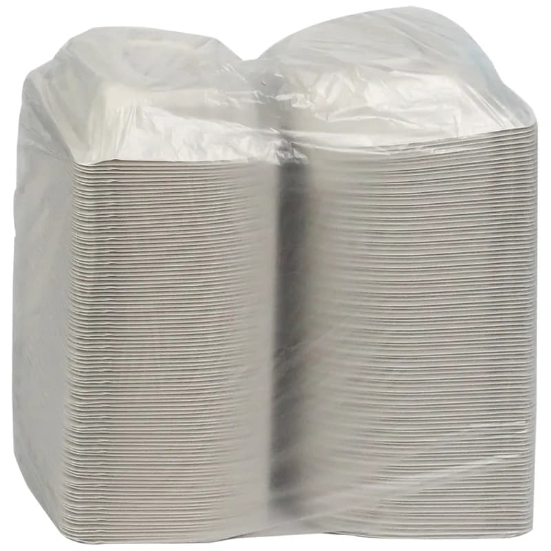 Sandwich Take-Out Container Hinged With Dome Lid 5.8X6X3.1 IN MFPP White Square 400/Case