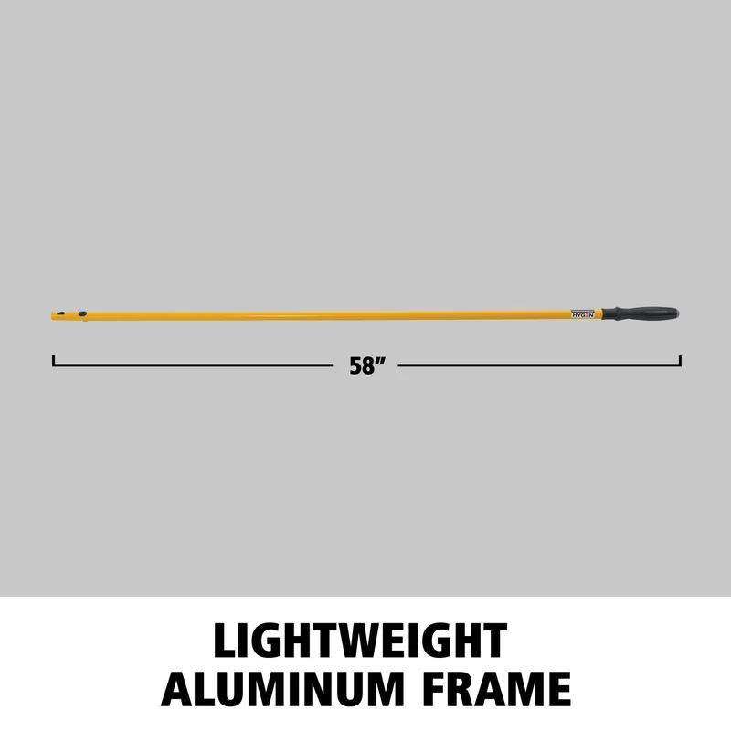 Hygen™ Mop Handle 58IN Yellow Aluminum Quick Connect 1/Each