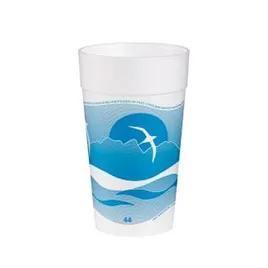 Dart® J Cup® Cup Insulated 44 OZ Polystyrene Foam Blue Horizon 300/Case