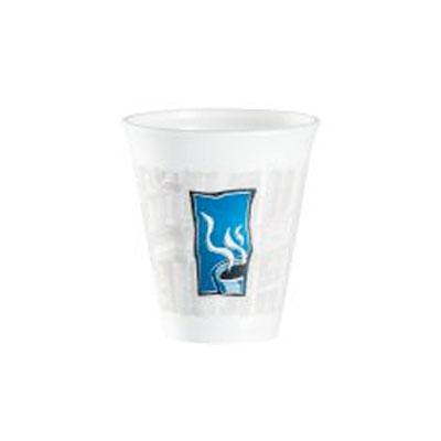 Dart® ThermoGlaze® Cup Insulated 12 OZ Polystyrene Foam Blue Uptown 1000/Case