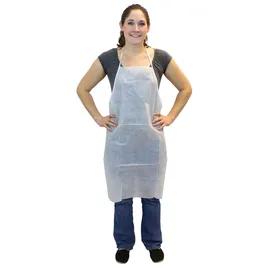Apron 28X36 IN White PP Disposable 100/Case
