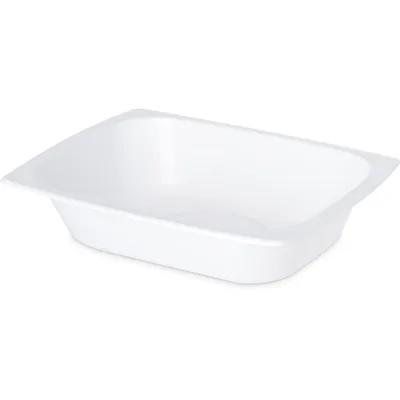 Dinex® Side Dish Take-Out Container Base 5.25X4X1 IN Plastic White Rectangle 1/Case