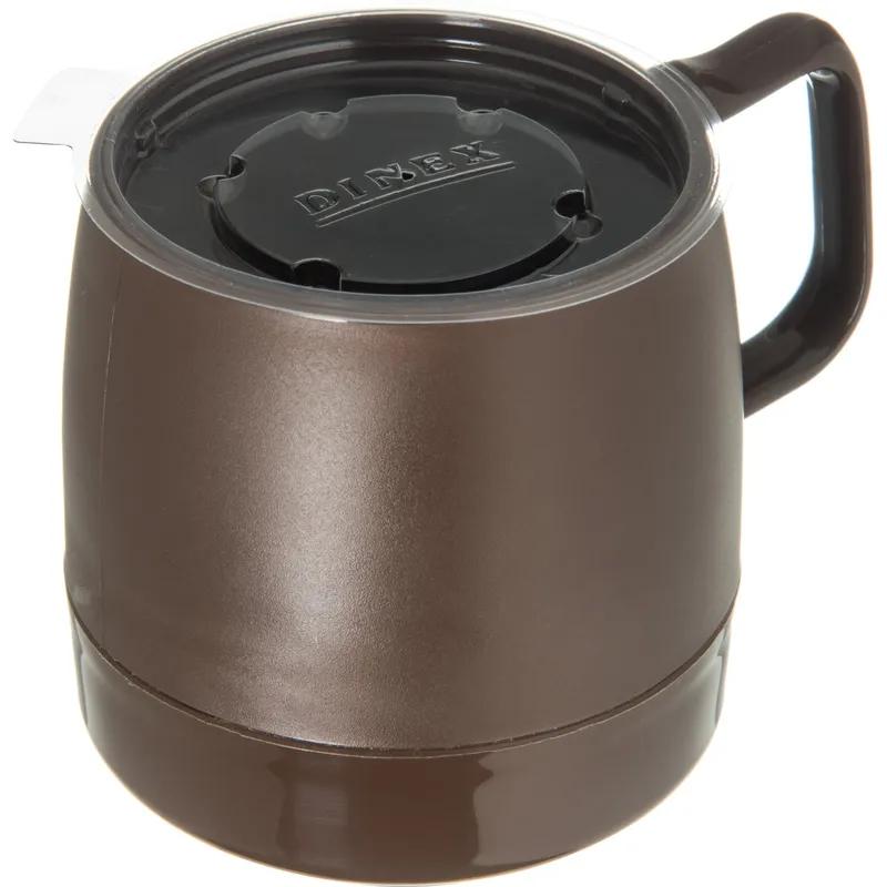 Dinex® Lid Flat PS Translucent For 8-10-9.5-20 OZ Cup No Hole 2000/Case