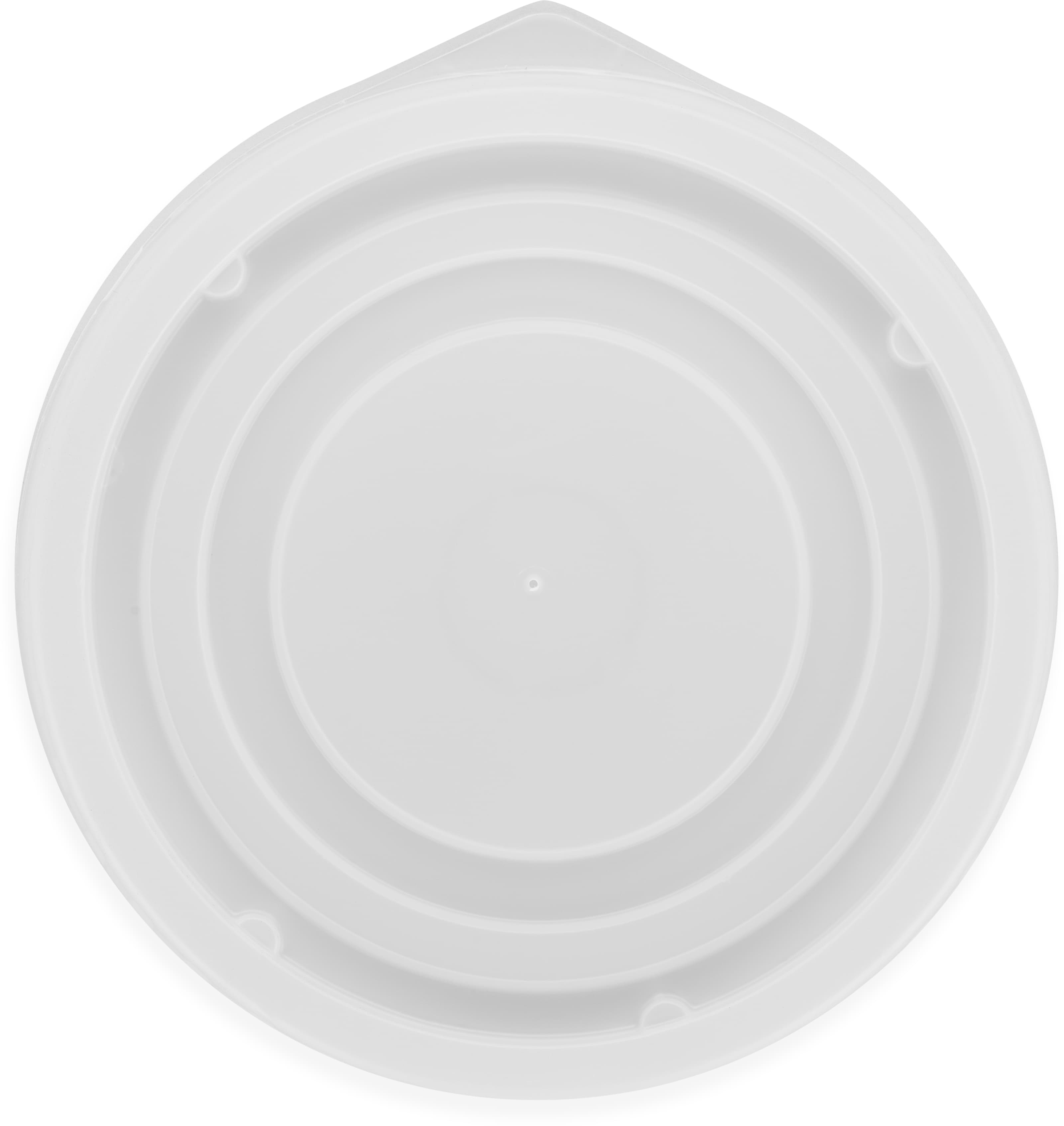 Dinex® Alladin Lid Flat PS Translucent For 8-12 OZ Bowl 1000/Case