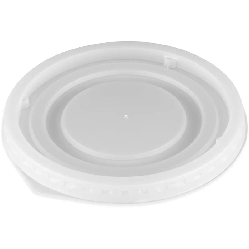 Dinex® Alladin Lid Flat PS Translucent For 8-12 OZ Bowl 1000/Case
