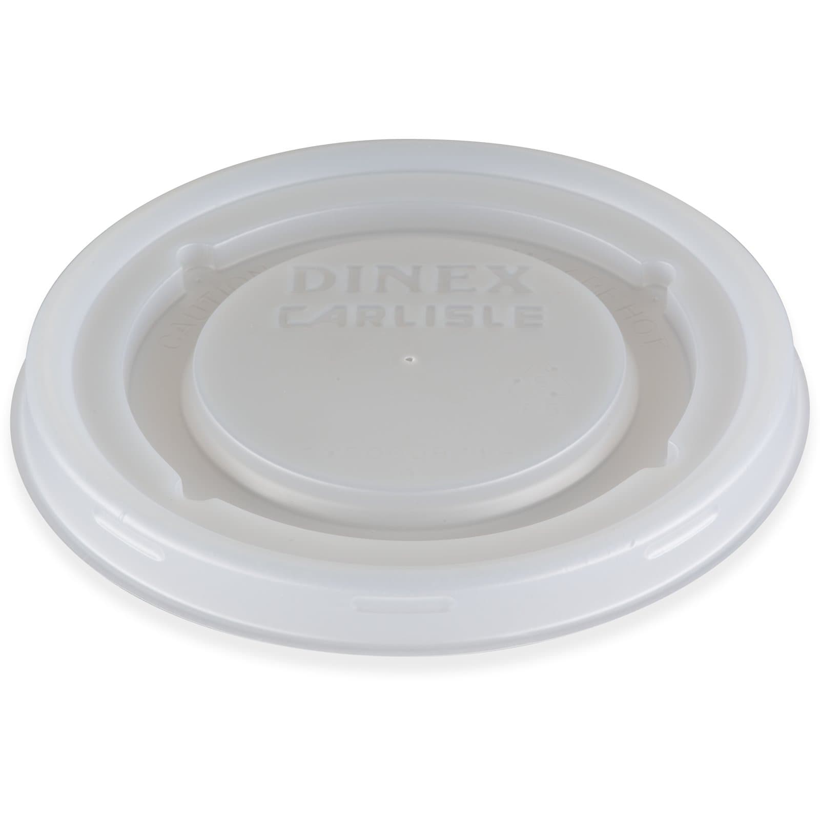 Dinex® Fenwick Lid Flat PS Translucent For Mug Cup 1500/Case