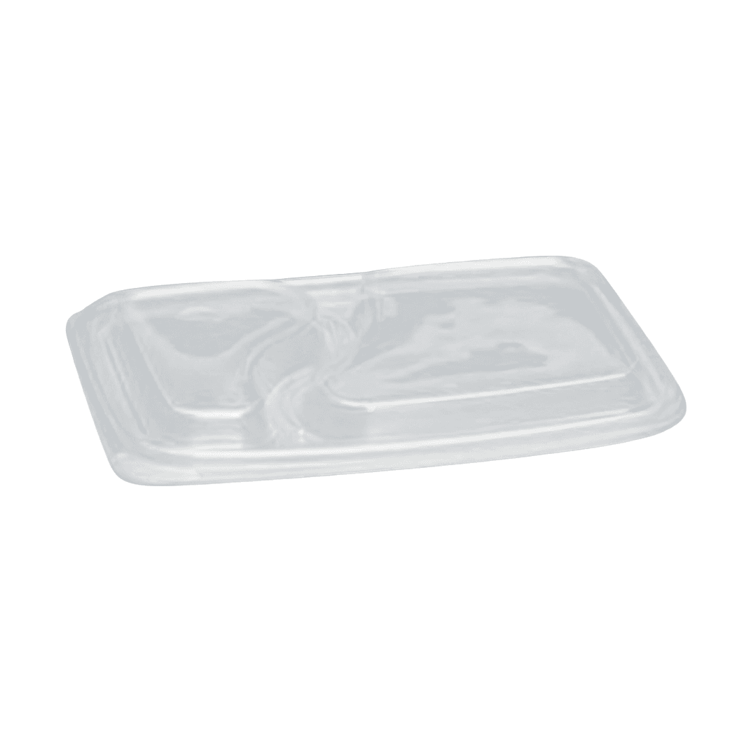 Lid Dome 0.625 IN PP Clear Rectangle For Container 300/Case