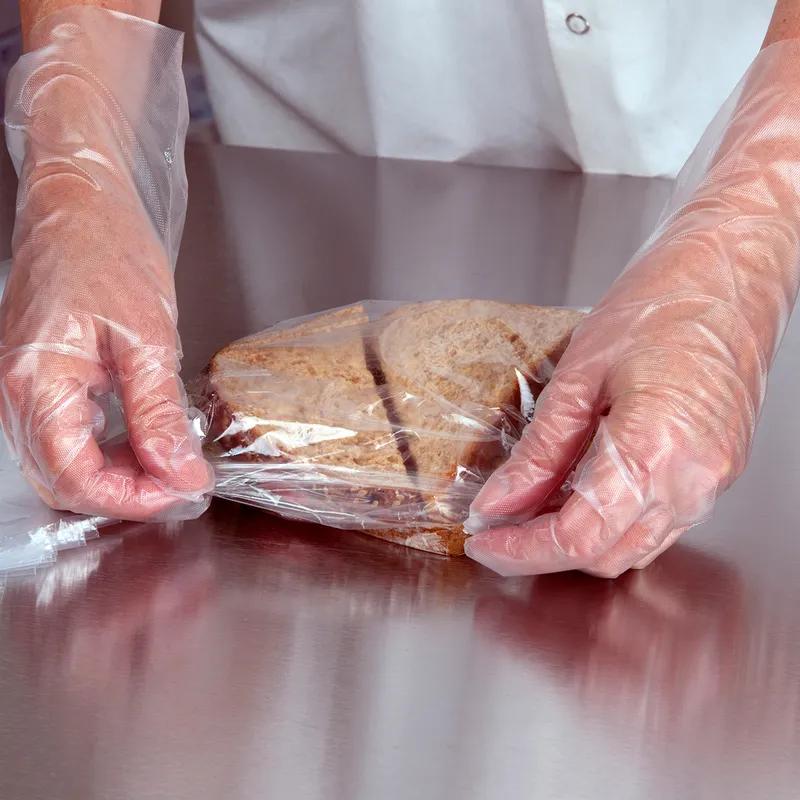 Sandwich Bag 6.75X6.75+1.5FB+1.5LIP HDPE Clear With Flip Top Closure 6000/Case
