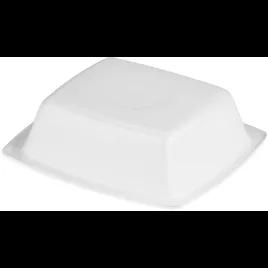 Dinex® Dessert Container Base 4 OZ Plastic White Square 4000/Case