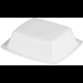 Dinex® Dessert Container Base 4 OZ Plastic White Square 4000/Case