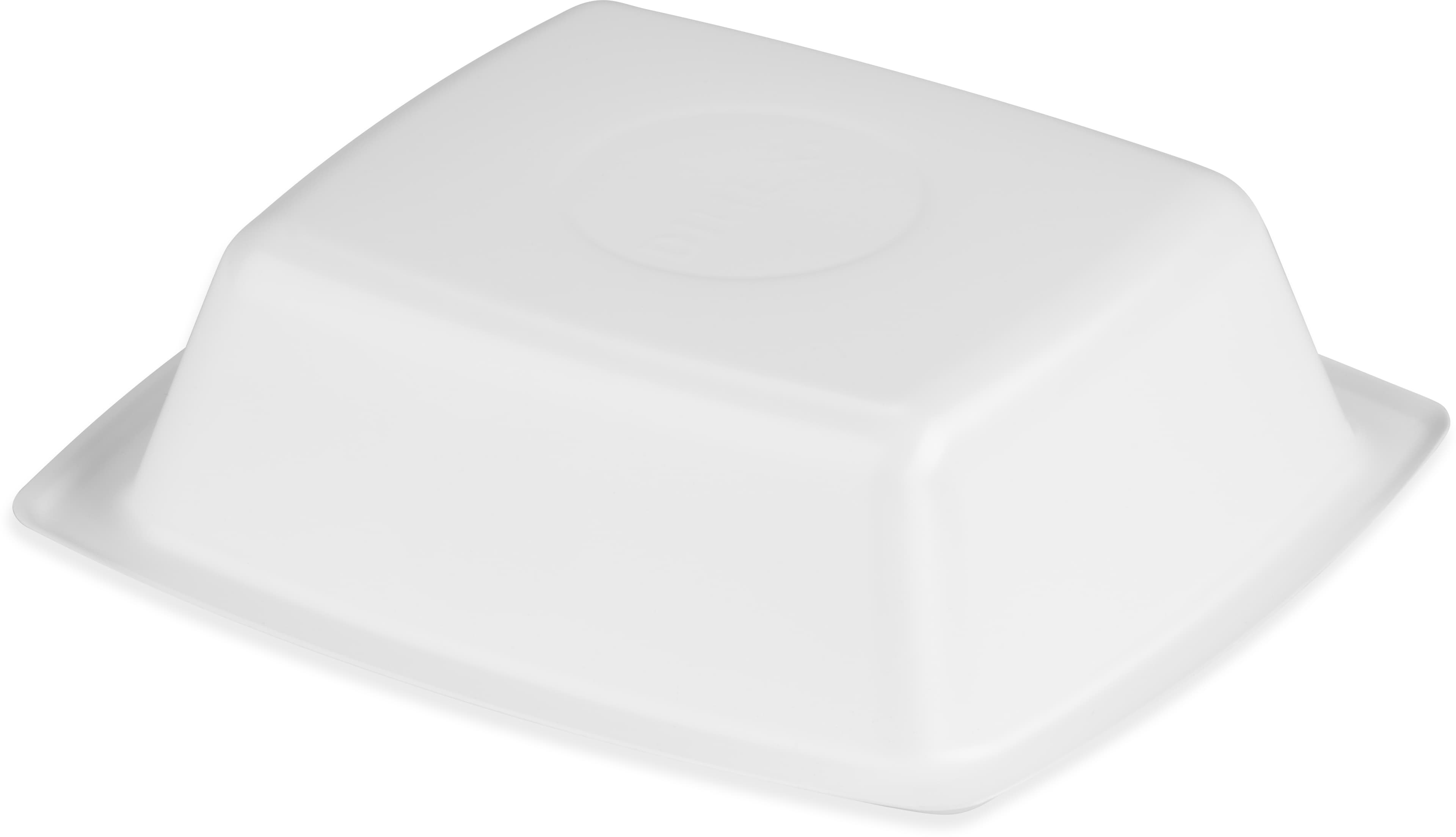 Dinex® Dessert Container Base 4 OZ Plastic White Square 4000/Case