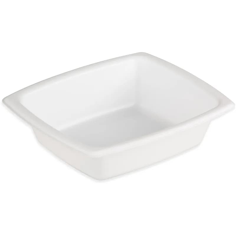 Dinex® Dessert Container Base 4 OZ Plastic White Square 4000/Case