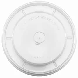 Lid Flat PP Clear Round For 16-32 OZ Hot Container 1000/Case