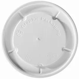 Lid Flat PS Round For 12 OZ Container Unhinged 1000/Case