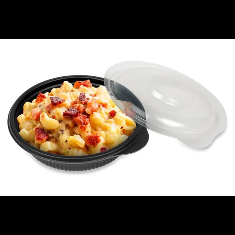 Cruiser Bowl® Lid Dome Small (SM) 1 Compartment PP Clear Round For Bowl Unhinged 500/Case