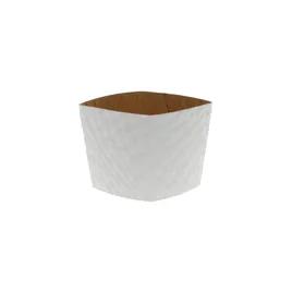 Cup Sleeve Paperboard White For 12-24 FLOZ Cup Preassembled 1000/Case