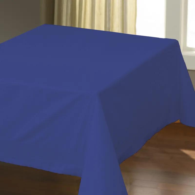 Table Cover 54X54 IN Paper Poly Blend Blue 50/Case