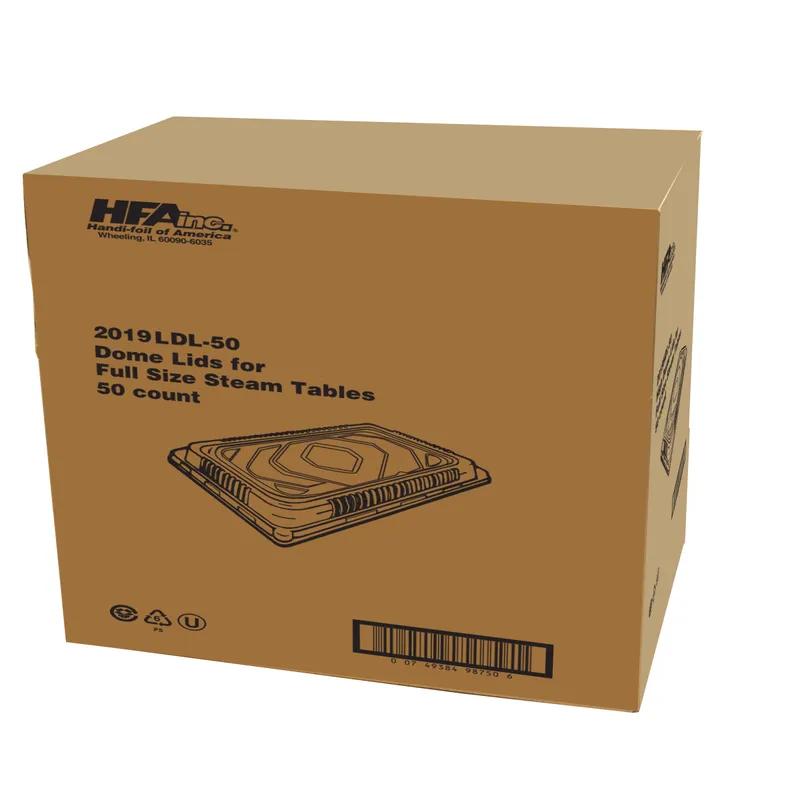 Lid Low Dome Full Size Plastic For Steam Table Pan 50/Case