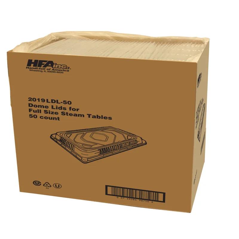 Lid Low Dome Full Size Plastic For Steam Table Pan 50/Case