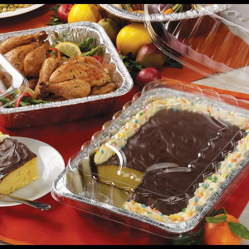 Lid Low Dome Full Size Plastic For Steam Table Pan 50/Case