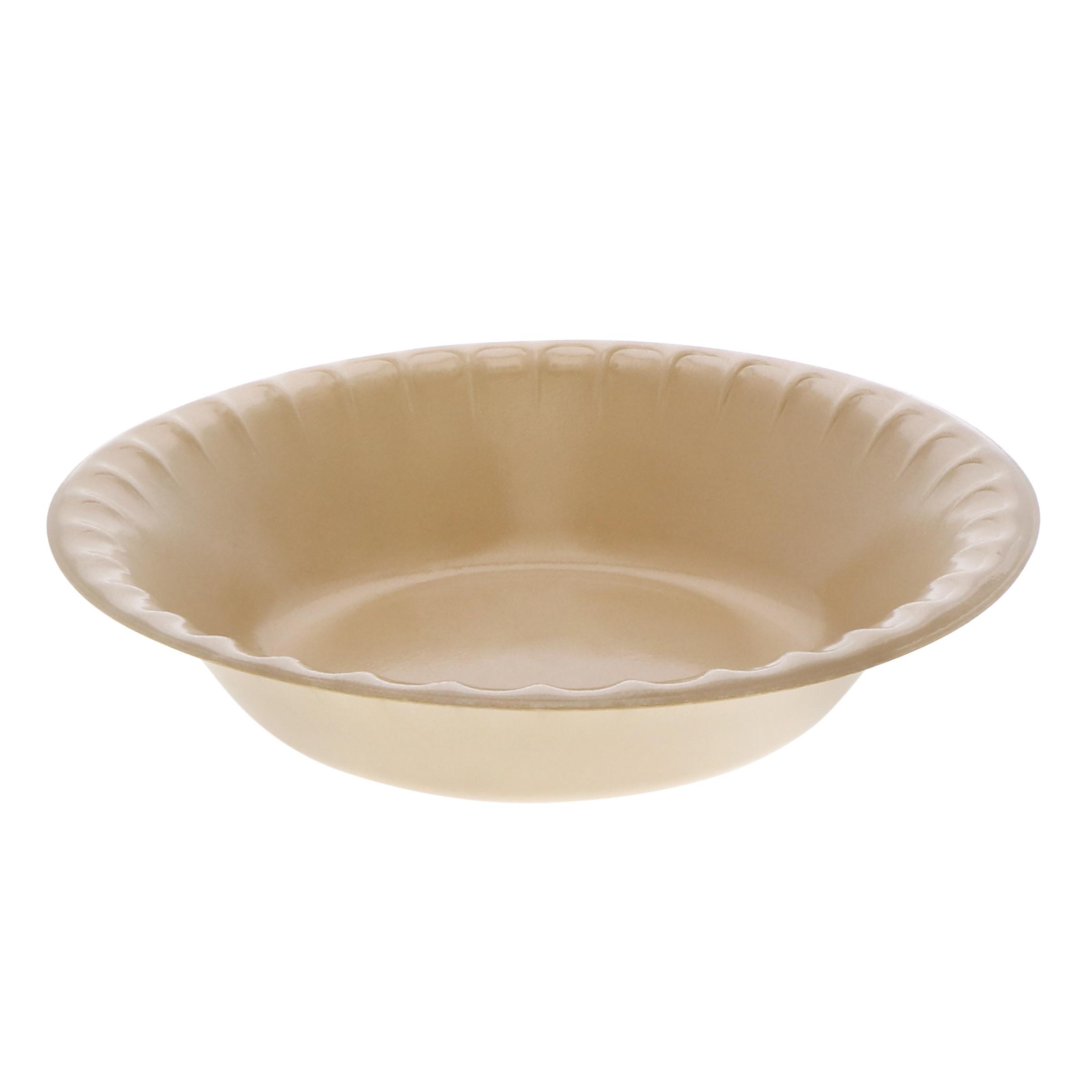 Bowl 30 OZ Polystyrene Foam Beige Laminated 500/Case