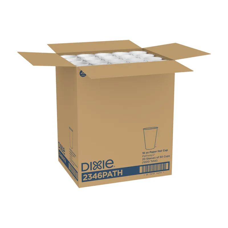 Dixie® Hot Cup 16 OZ Paper Pathways 1200/Case