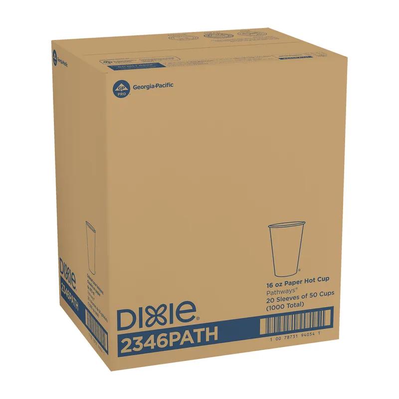 Dixie® Hot Cup 16 OZ Paper Pathways 1200/Case